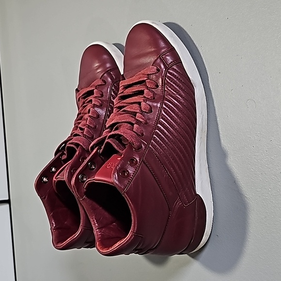 Hugo Boss maroon leather 40 shoes - Picture 3 of 8